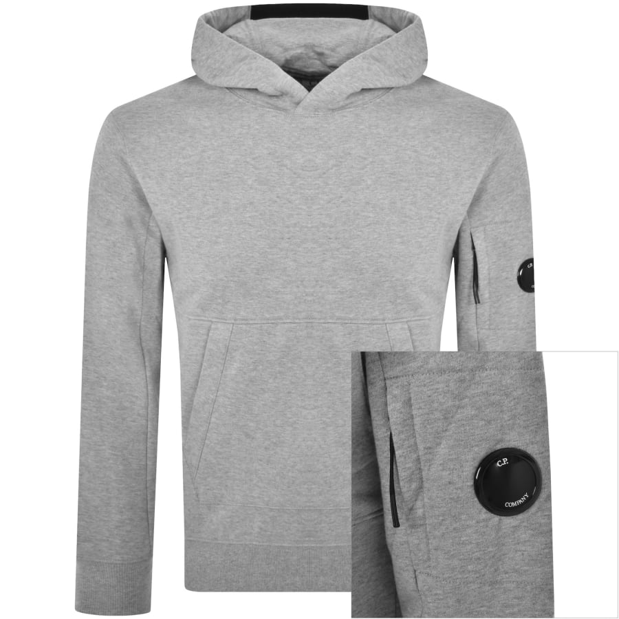 パーカー・フーディ C.P. Company Sweatshirt Hooded In Brushed Emerized Diago C.P. Company Brushed And Emerized Diagonal Fleece Hooded